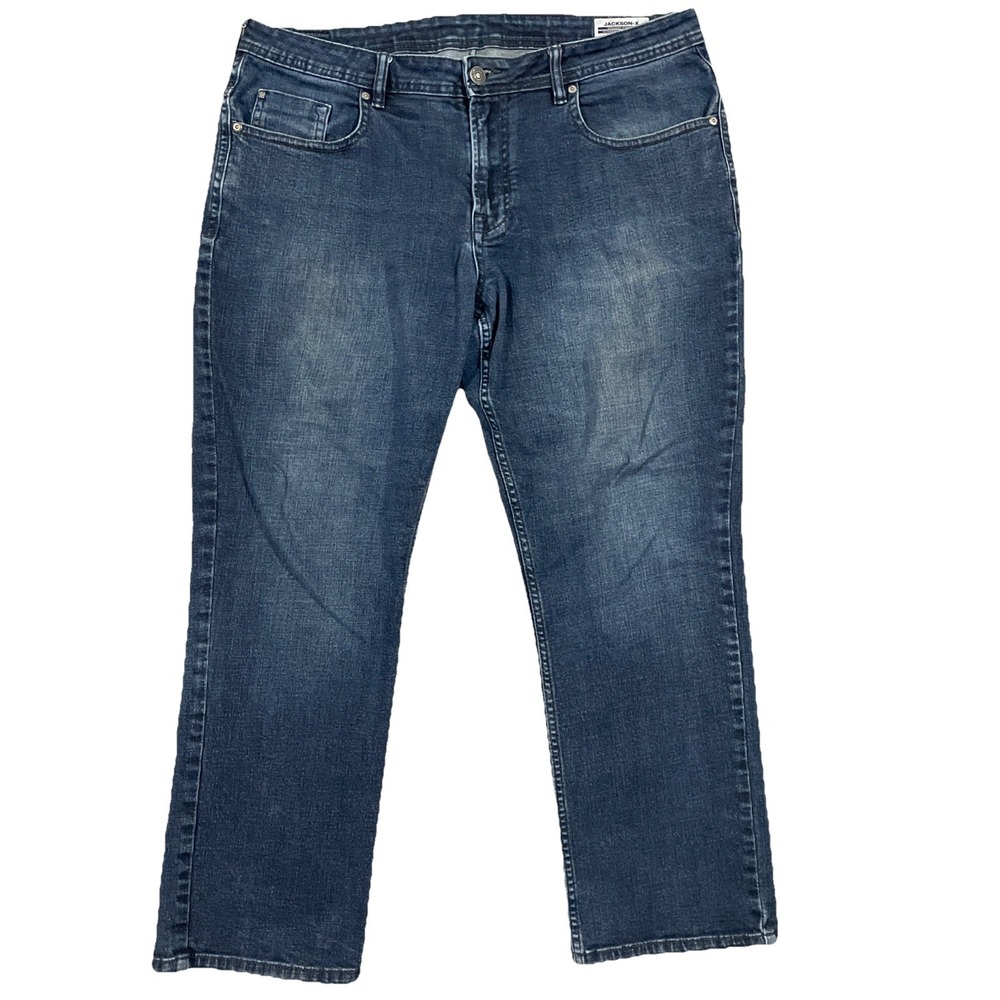 Buffalo David Bitton‎ Jackson-X Straight Stretch Dark Denim Jeans Men's 38 x 30